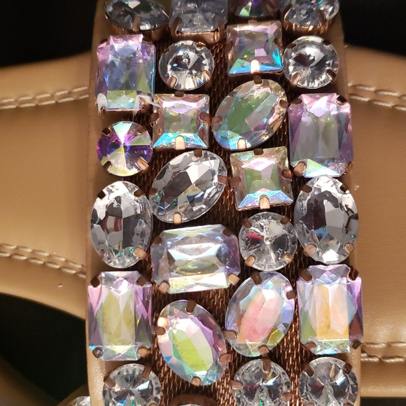 Steve Madden iridescent bead sandals, size 7.5, 9 - Picture 2 of 5